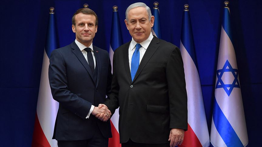 Netanyahu ve Macron'dan 'stratejik diyalog' anlaşması
