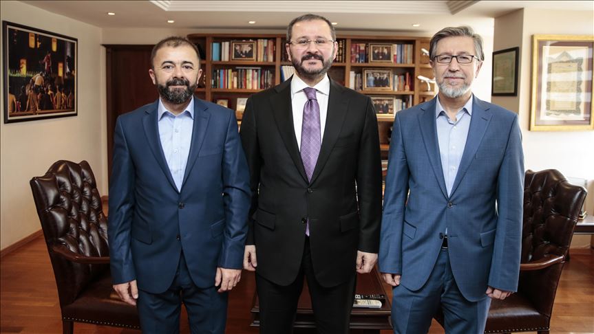 AA Genel Müdürü Kazancı Mısır'da serbest bırakılan AA çalışanını kabul etti