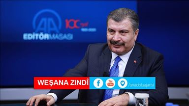 Wezîr Koca mêvanê Maseya Edîtorên Ajansa Anadoluyê ye