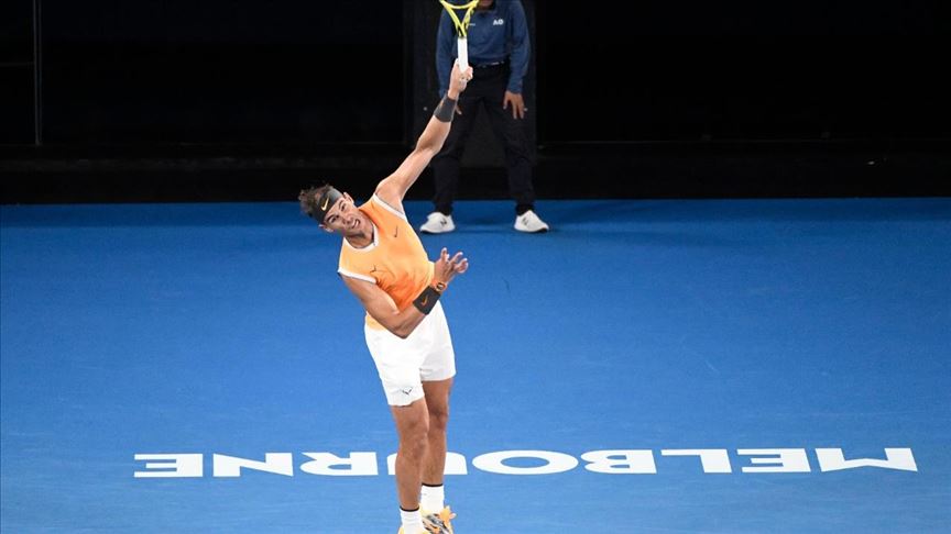 El español Rafael Nadal eliminó al argentino Federico Delbonis del Abierto de Australia