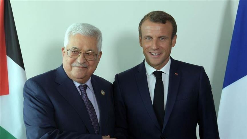 عباس يلتقي نظيره الفرنسي في رام الله