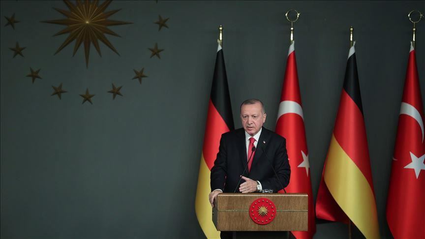 أردوغان: تركيا وألمانيا تحملتا الجزء الأكبر من أعباء الهجرة
