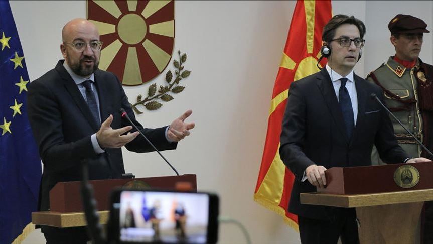 Пендаровски - Мишел: „Судбината и иднината на Северна Македонија е Европа"