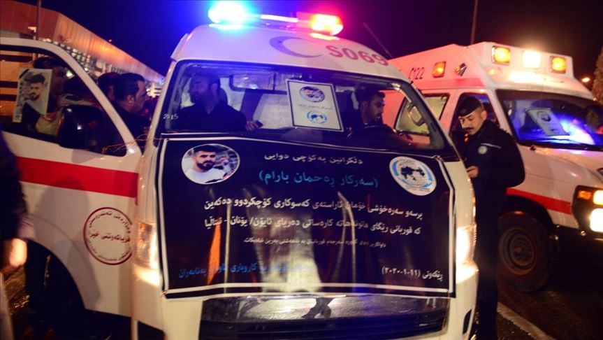 تەرمی ٥ لە خنکاوانی رووداوەکەی دەریای ئیجه‌ گەیشتنەوە سلێمانی