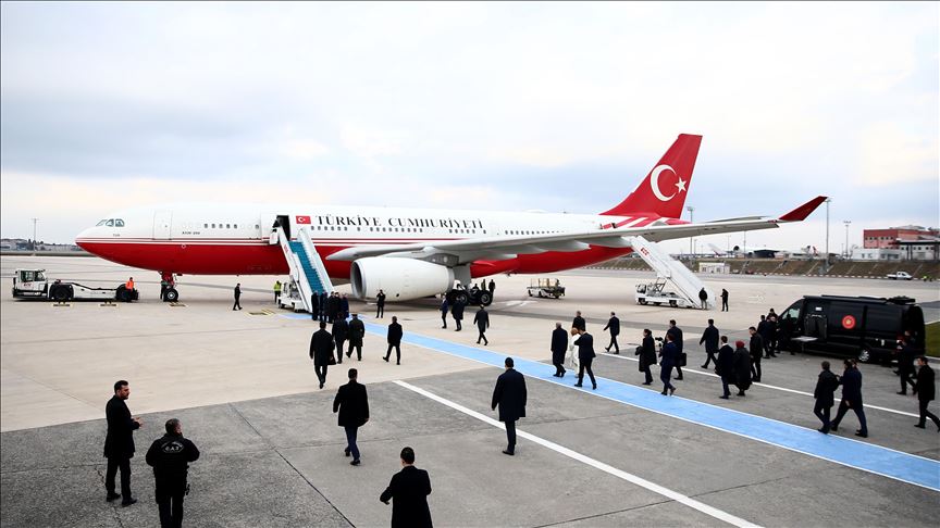 Президент Турции отбыл в Алжир