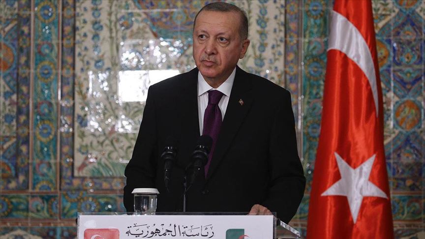  أردوغان: مكافأة المعتدي ستقود ليبيا لكارثة