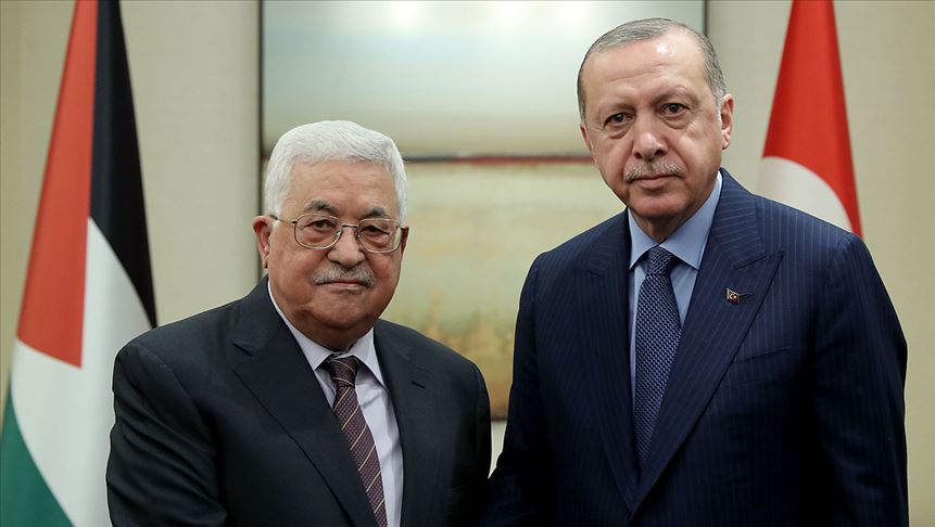 Filistin Devlet Başkanı Abbas'tan Cumhurbaşkanı Erdoğan'a taziye mesajı