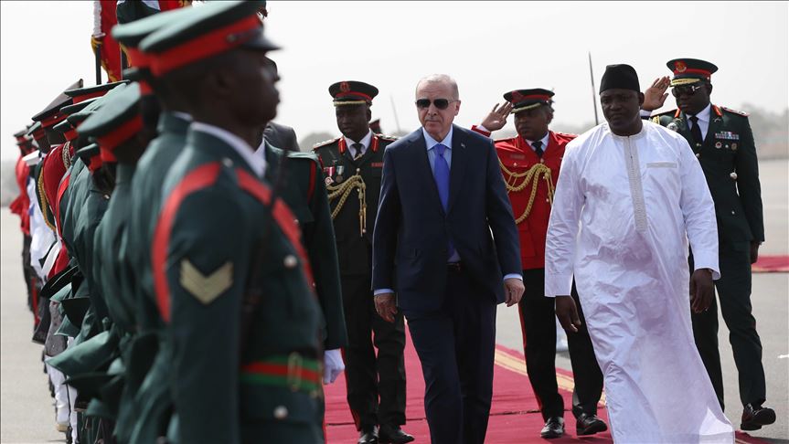 Erdogan doputovao u posjetu Gambiji