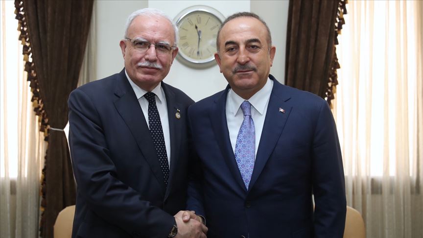 Dışişleri Bakanı Çavuşoğlu, Filistinli mevkidaşıyla telefonda görüştü