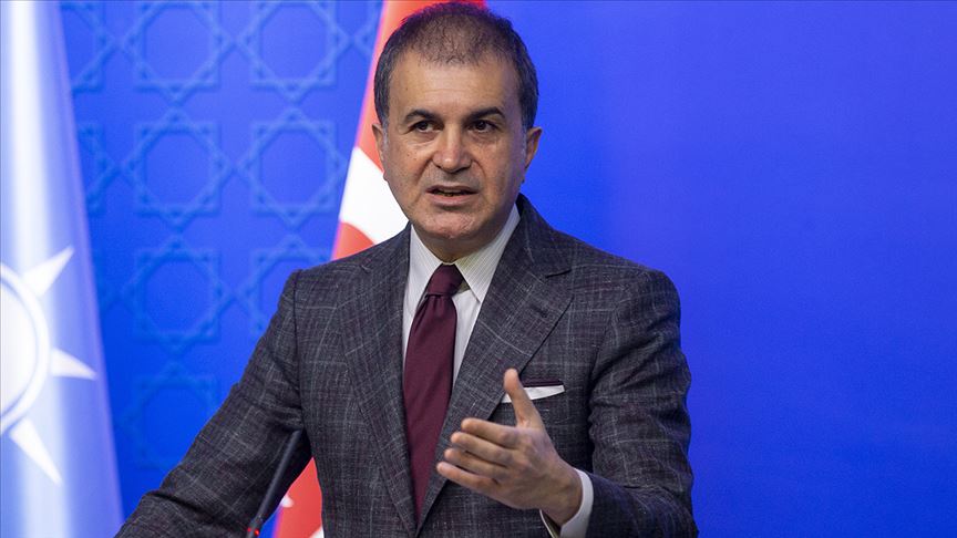 AK Parti Sözcüsü Çelik'ten Türk bayrağını yırtan ırkçı Yunan milletvekiline tepki