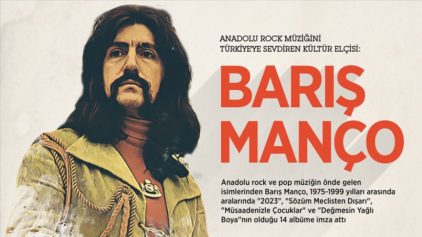 Anadolu rock müziğini Türkiye'ye sevdiren kültür elçisi: Barış Manço