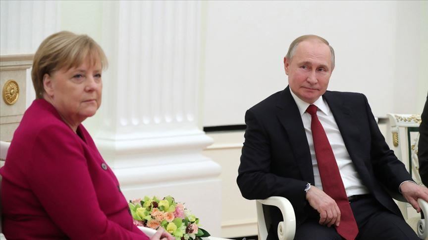 Putin, Merkel urge to intensify efforts for Libya