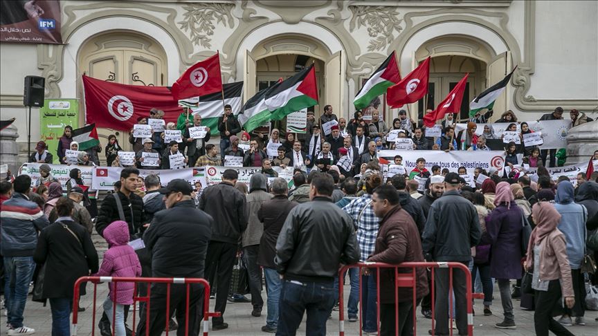 Tunisie : Sit-In de protestation contre le prétendu "accord du siècle"
