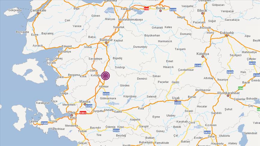 Manisa Da 4 4 Buyuklugunde Deprem