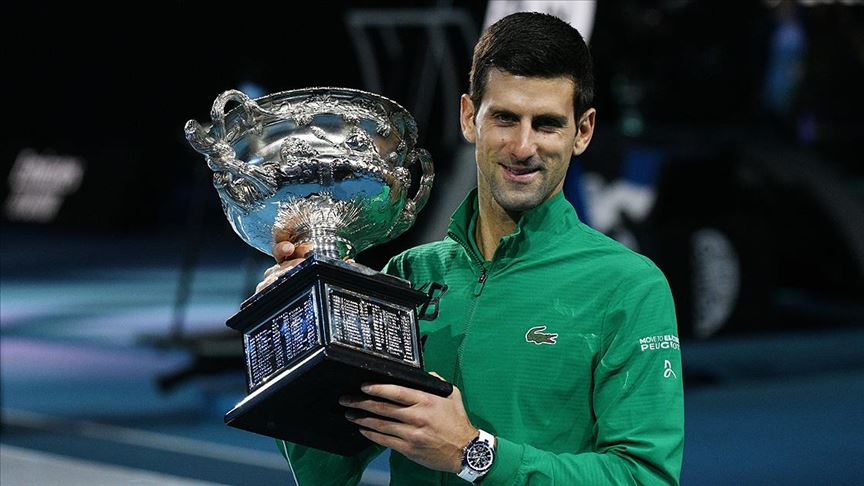 Avustralya Açık'ta tek erkekler şampiyonu Djokovic
