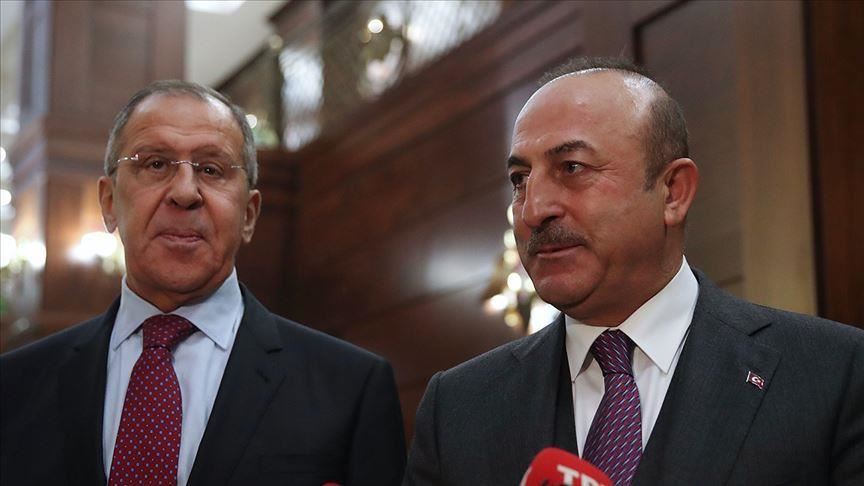 وزرای خارجه ترکیه و روسیه درباره تحولات اخیر سوریه گفتگو کردند