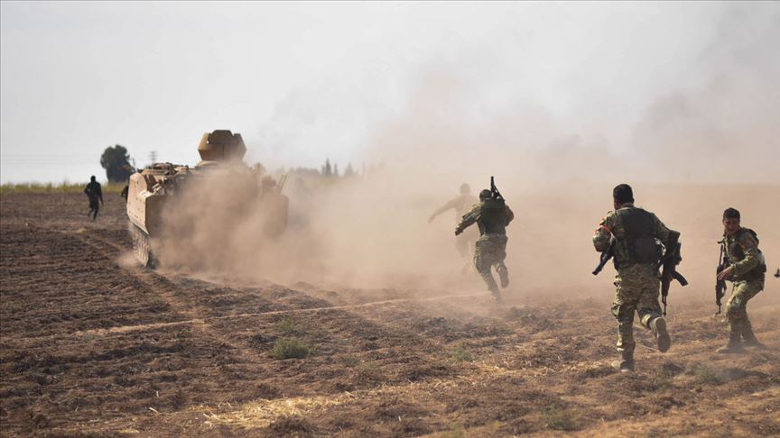 Terör örgütü YPG/PKK Barış Pınarı Harekatı bölgesine saldırdı