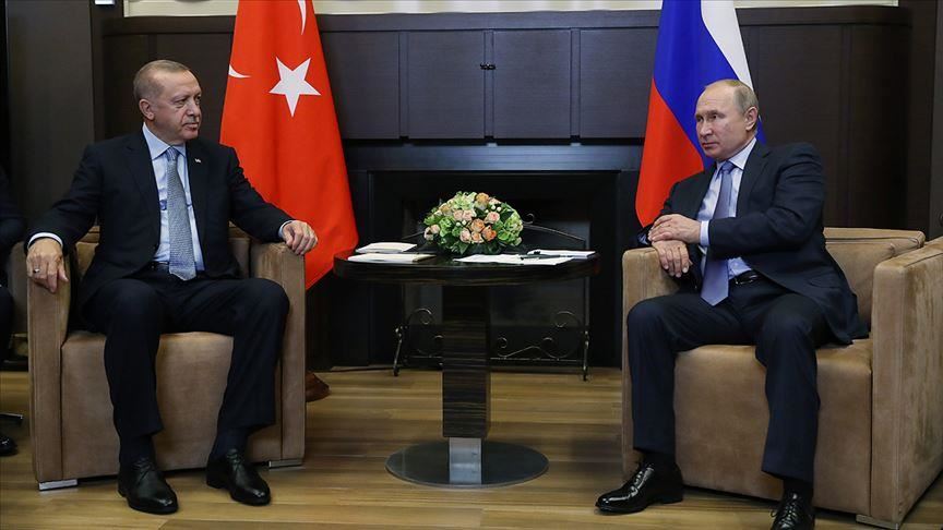 Erdogan, Putin talk over phone after Idlib attack