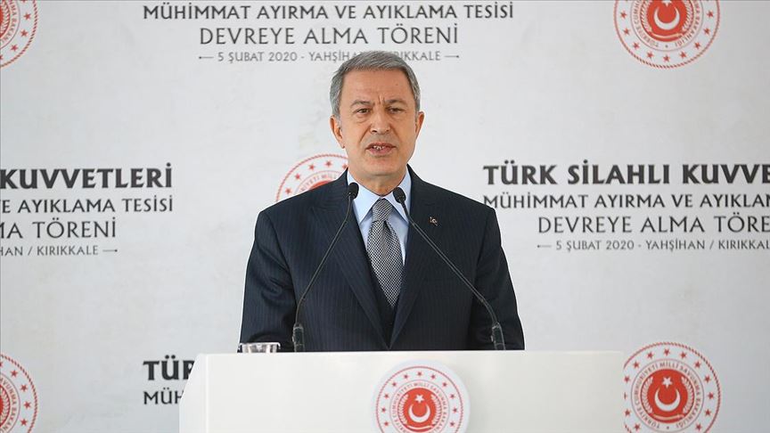 Bakan Akar: TSK her türlü tehdit ve tehlikeye karşı mücadelesini azim ve kararlılıkla sürdürmektedir