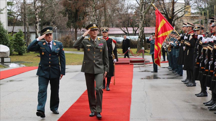Një delegacion i ushtrisë serbe për vizitë në Maqedoninë e Veriut