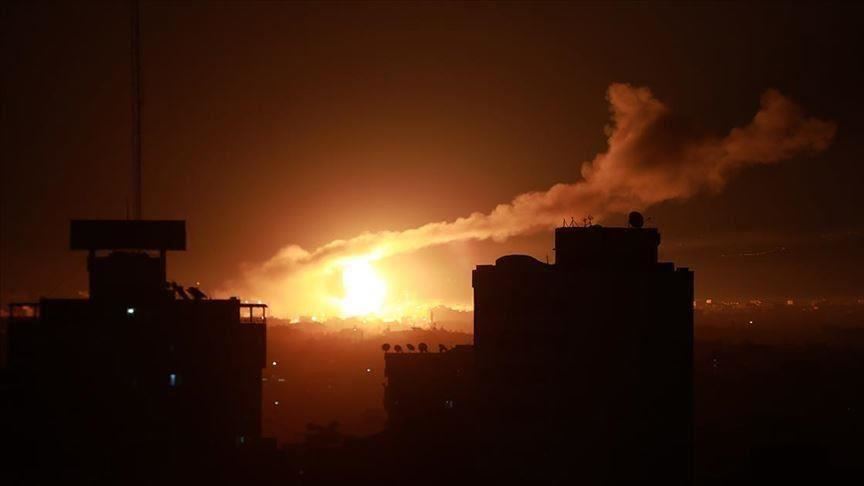 Gaza : Des chasseurs israéliens bombardent des positions palestiniennes 