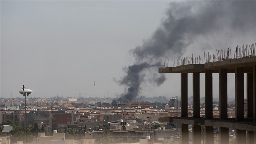 Libya'da Hafter milislerinin attığı roket Trablus Üniversitesine düştü