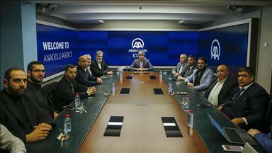 Members of civil society platform visit Anadolu Agency