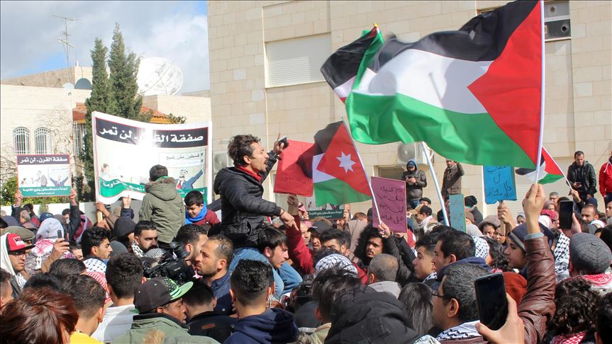Jordanians stage pro-Palestinian rally near US Embassy 