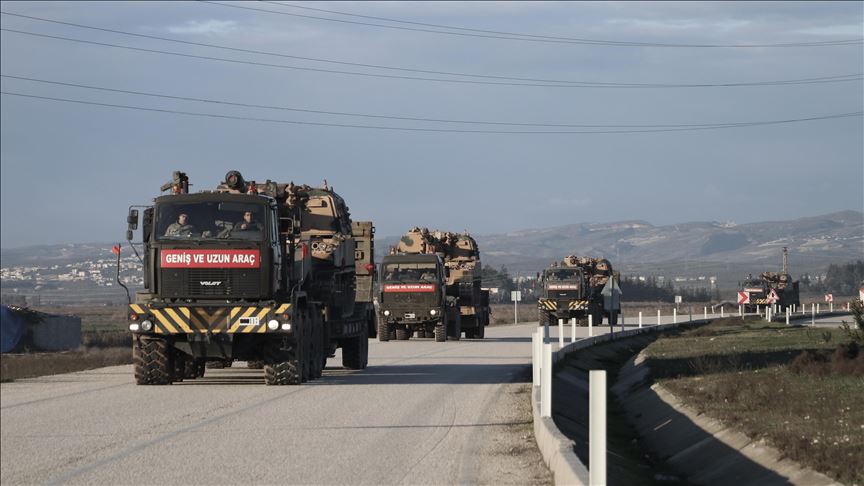 تركيا ترسل تعزيزات عسكرية إضافية إلى نقاط المراقبة بإدلب