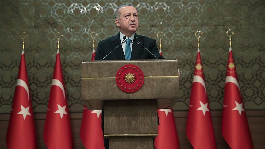 Serokomar Erdogan ji Konferansa Sêyemîn a Platforma Qudisê ra name şand