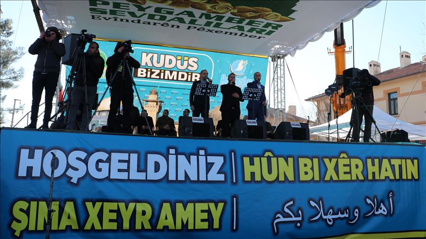 Li Diyarbekirê mitînga berteka dijî plana qaşo aşitiyê ya Trump