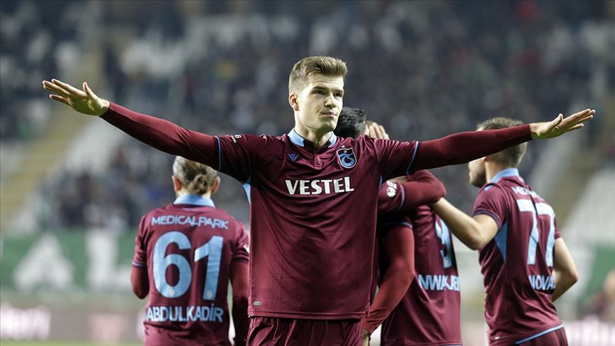 Trabzonspor'un golcüsü Sörloth PFDK'ye sevk edildi