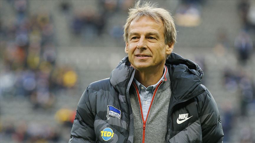 Hertha Berlin’in teknik direktörü Jürgen Klinsmann görevinden istifa etti