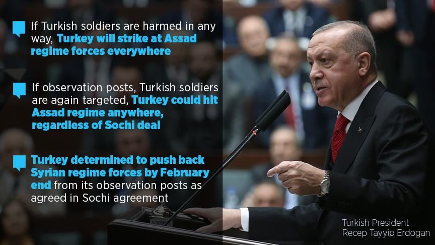 'Turkey to hit regime anywhere if troops harmed again'