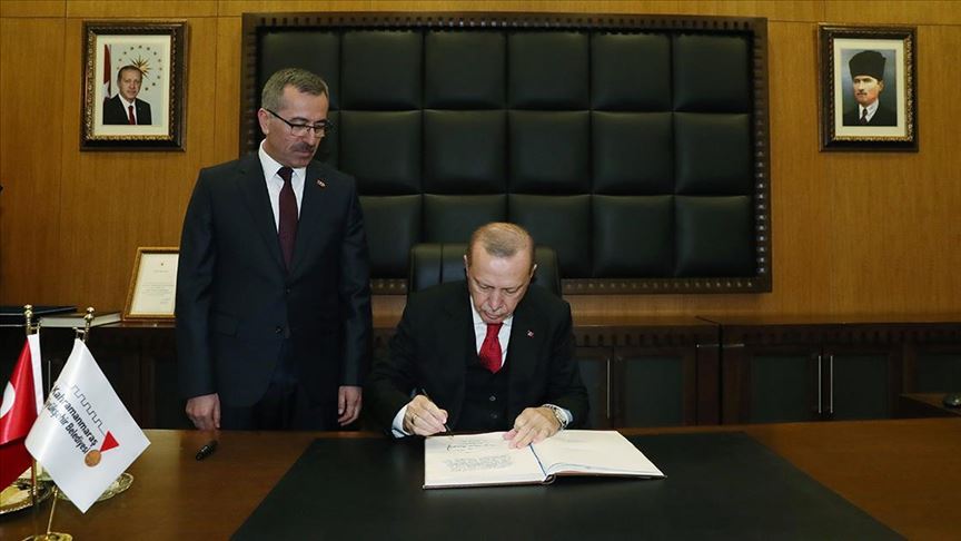 Cumhurbaşkanı Erdoğan, Kahramanmaraş Büyükşehir Belediyesini ziyaret etti