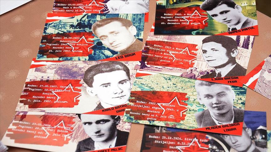 Dani antifašizma u Mostaru: Predstavljene razglednice sa fotografijama narodnih heroja