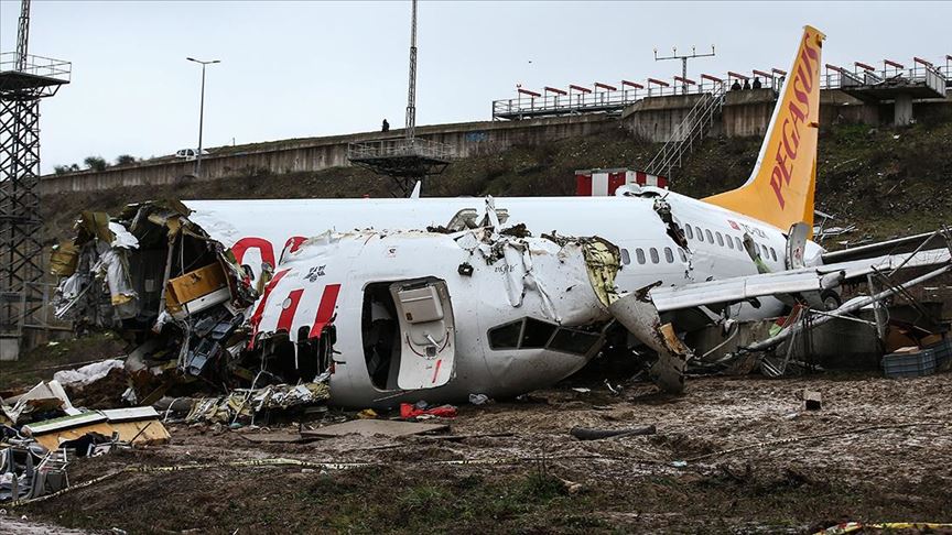 Kaza soruşturmasında yardımcı pilotun şüpheli sıfatıyla ifadesi alındı