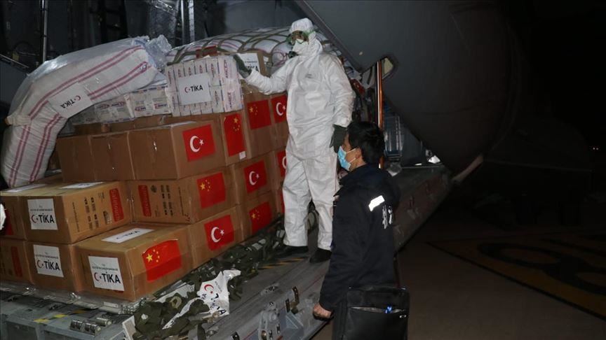 Turkish Cargo angkut bantuan medis ke Guangzhou China