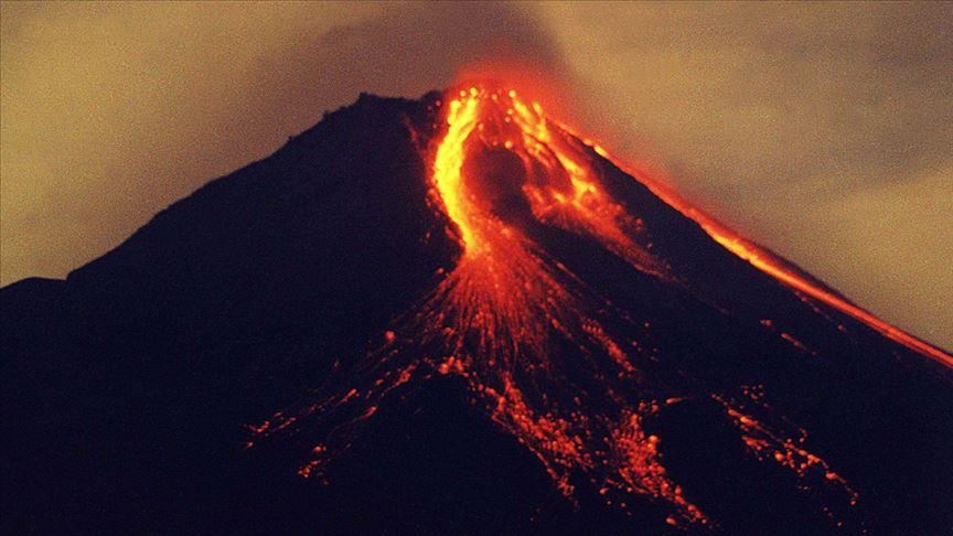  فوران آتشفشان مراپی در اندونزی