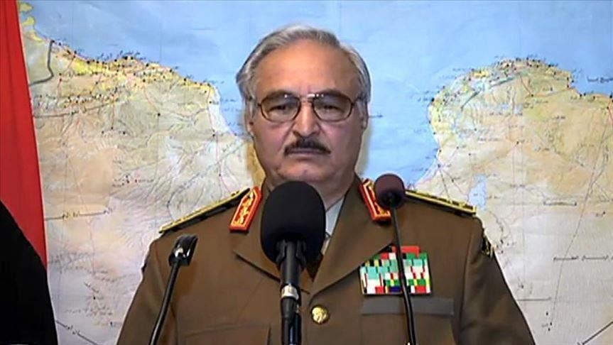 حفتر يعلن رفضه قرار مجلس الأمن بوقف إطلاق النار