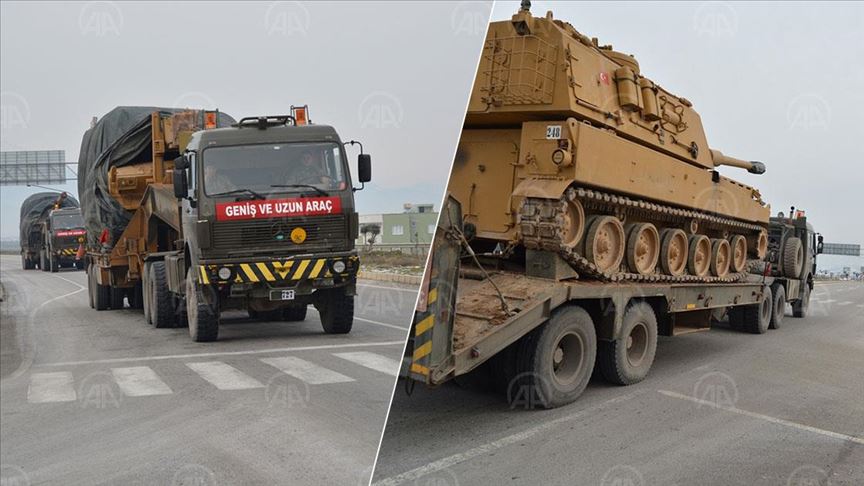 الجيش التركي يرسل تعزيزات إضافية إلى الحدود السورية