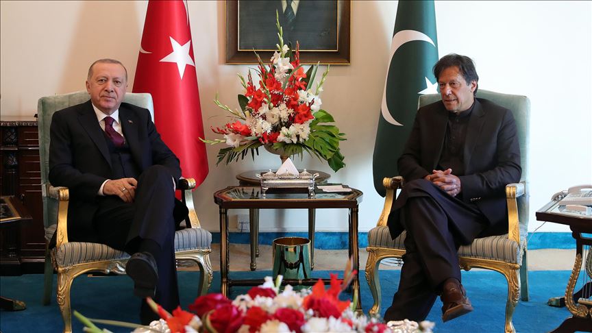 دیدار دوجانبه اردوغان و عمران‌خان در اسلام‌آباد
