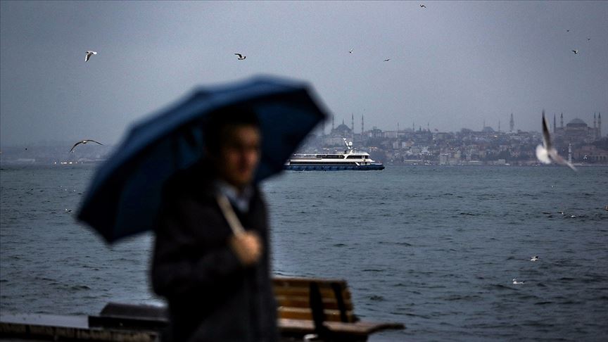 İstanbul'da hafta sonu yağmurlu hava bekleniyor 