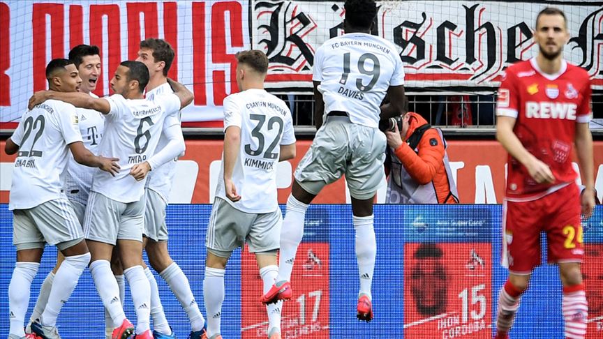 Bayern Münih deplasmanda Köln’ü 4-1 yenerek liderliğini sürdürdü