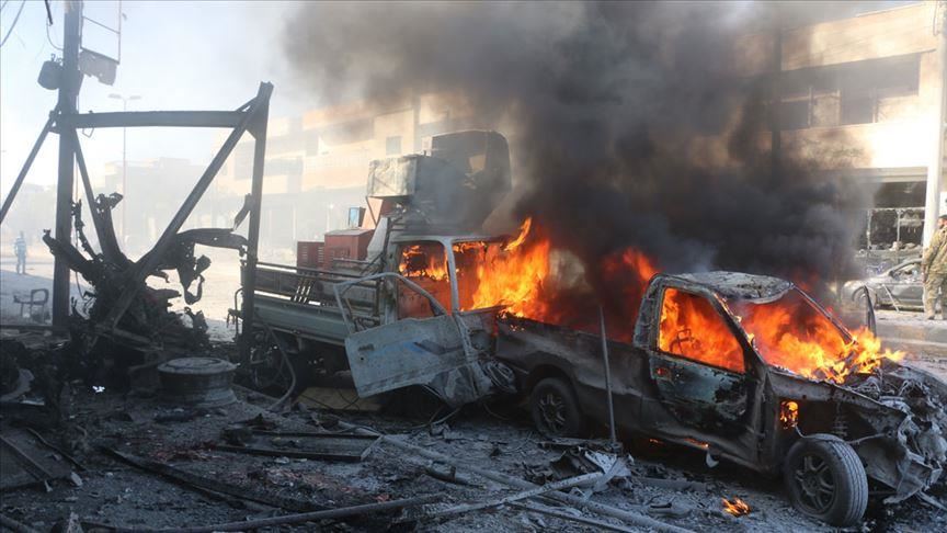 Bomb attack kills 4 civilians in northern Syria