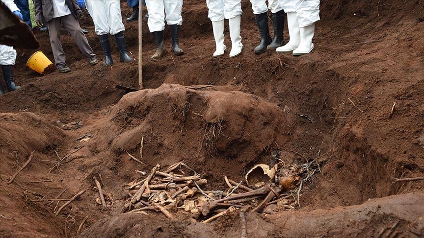 В 6 массовых захоронениях в Бурунди найдено свыше 6 тыс останков