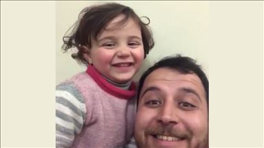 Suriyeli minik Selva'nın 'Hayat Güzeldir' filmini anımsatan savaş oyunu
