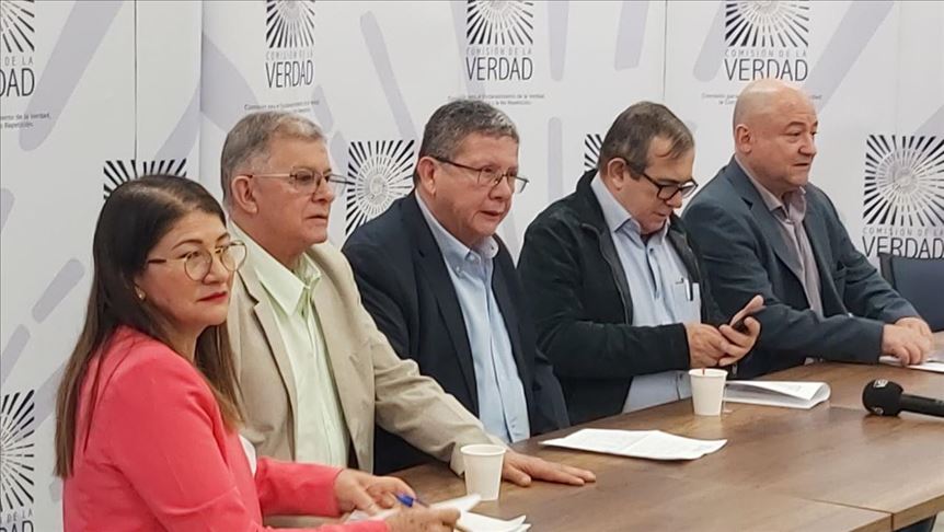 Últimos líderes de las Farc iniciaron presentación en la Comisión de la Verdad de Colombia