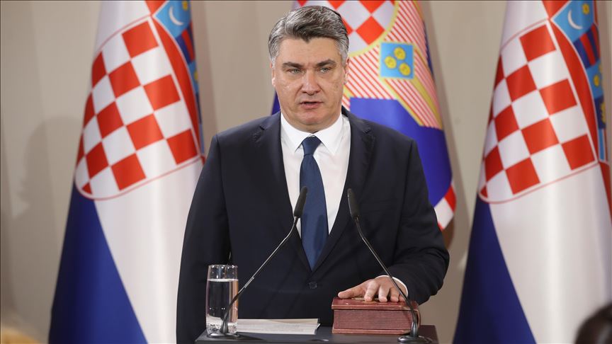Milanoviç inaugurohet për president të Kroacisë