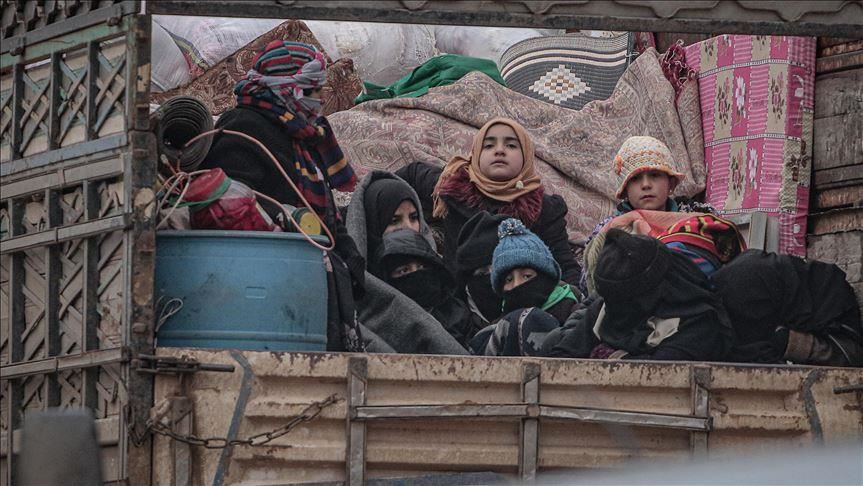 NW Syria: 148,000 civilians displaced in six days